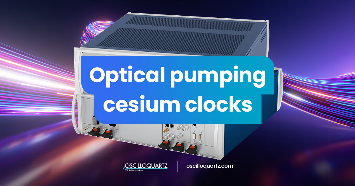 Optical pumping cesium clocks