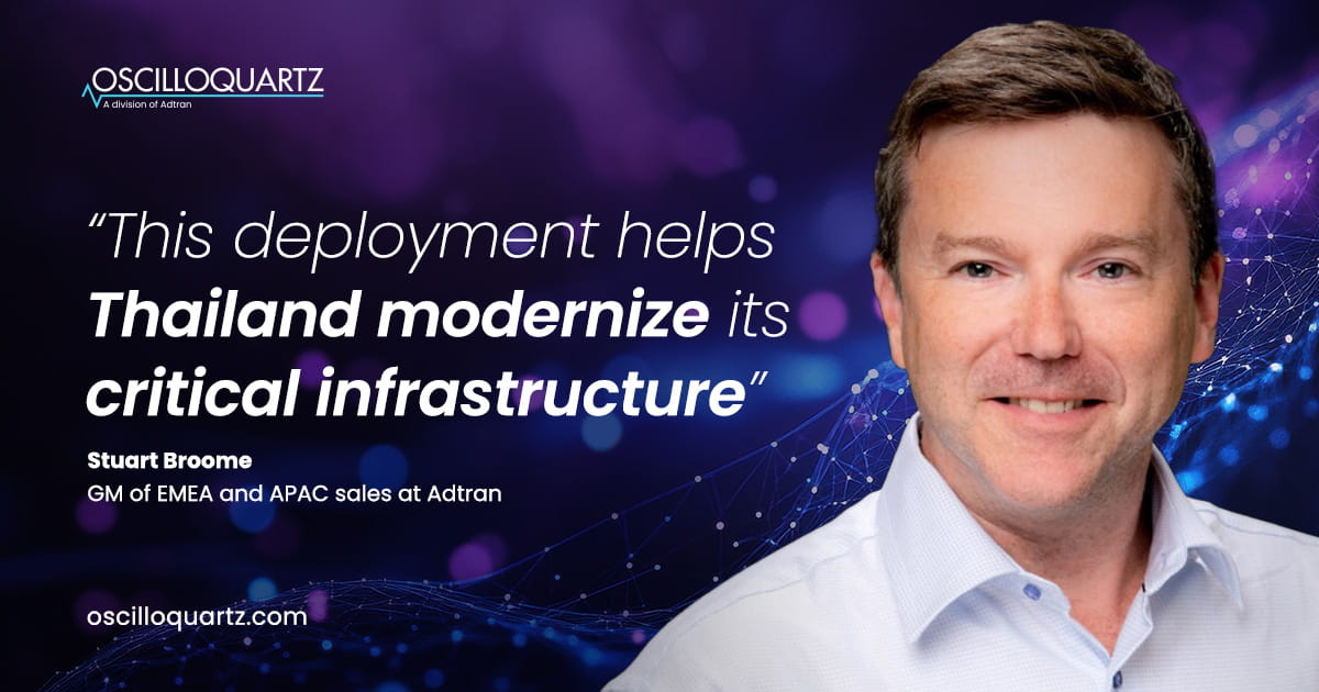 AEROTHAI boosts GNSS resilience for national air traffic control timing with Adtran and NEC